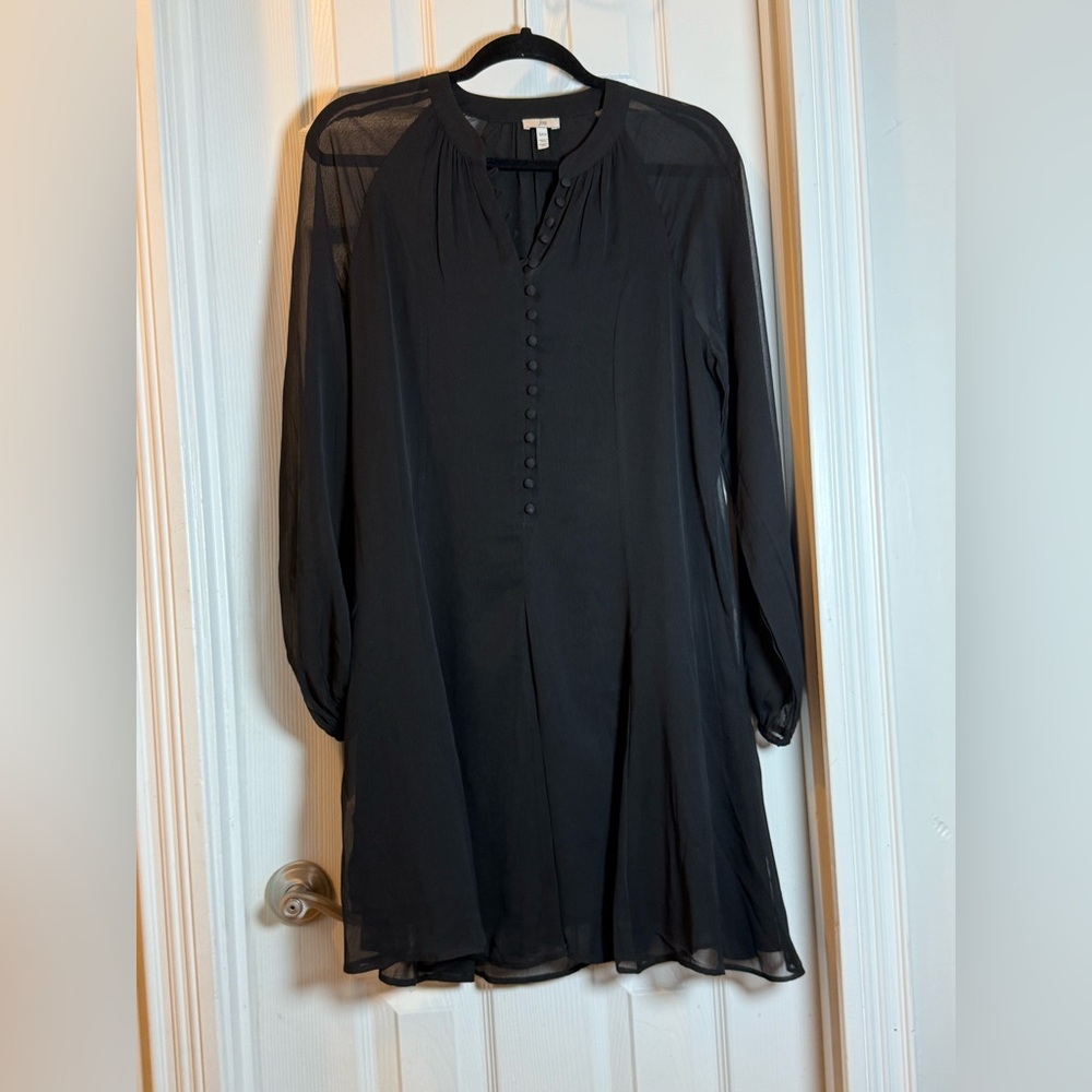 Fairycore Joie Limited Edition Womens
Balloon Sleeve Dress Caviar  Quiet Luxury